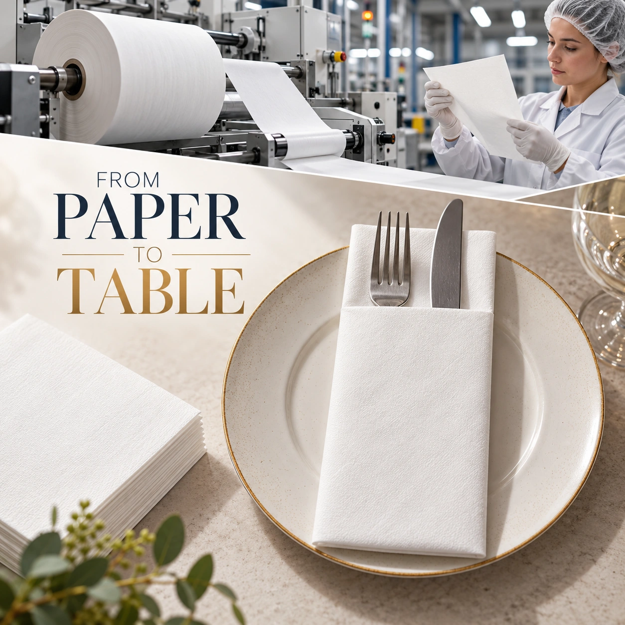 Paper-to-table production illustration